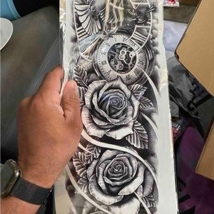 Temporary Tattoo Arm Design